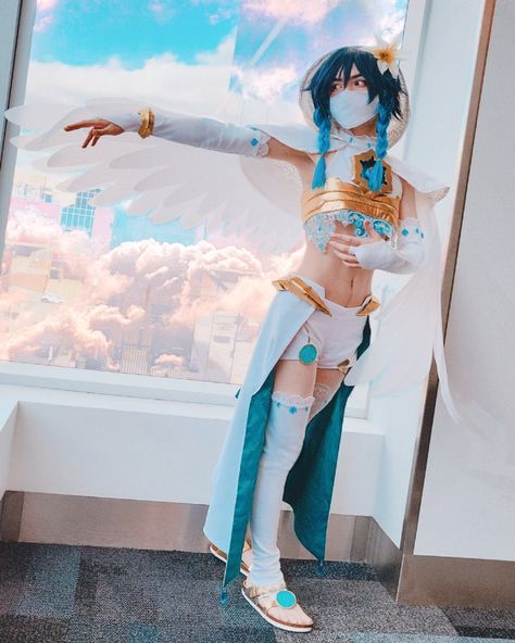 Archon Venti, Finn Cosplay, God Cosplay, Sky Cosplay, Venti Cosplay, Genshin Cosplay, Cosplay Genshin, Cosplay Tutorial, Cosplay Characters