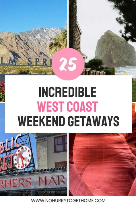 west coast weekend getaways Short Trip, Weekend Trips, Amazing Destinations, City Life, Weekend Getaways, Travel Usa, West Coast, Outdoors Adventure, National Parks