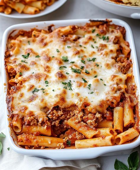 Million Dollar Baked Ziti Recipe Lazy Day Baked Ziti, Million Dollar Ziti, Baked Ziti With Cottage Cheese, Pioneer Woman Baked Ziti, Fresh Pasta Recipes, Ziti Recipe, Pasta Varieties, Ziti Recipes, Baked Ziti Recipe