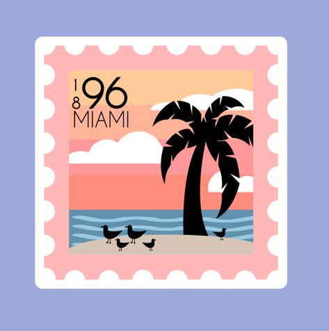 New traveler collection! First of the collection, my home town, Miami, FL! Available now in the shop! #miami #stamp #travel #miami beach #miamiflorida #miamifl #miamidade #sticker #stickers #vinylstickers #glossystickers #pixilstix #etsy #etsyshop Medic Tattoo, Travel Miami, Miami Beach Hotels, Music Week, Hotel Branding, Miami Art, Stamp Collection, Home Town, Post Stamp