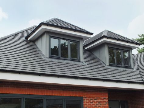 Front Dormer, Loft Conversion Roof, Loft Dormer, Dormer Loft Conversion, Dormer Bungalow, Dormer Roof, Narrow House Designs, Shed Dormer, House Redesign