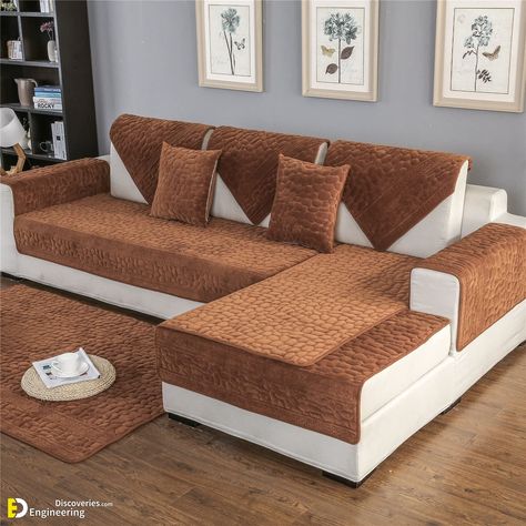 Top 35 Modern Sofa Design Ideas - Engineering Discoveries Pattern Sofa, Latest Sofa Designs, Sofa Throw Cover, Luxury Sofa Design, Room Sofa Design, Corner Sofa Design, Wooden Sofa Designs, Sofa Bed Design, Living Room Sofa Set