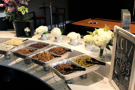 Chipotle catering: Showering you and your friends with love ... Chipotle Wedding, Chipotle Catering, Bar Ad, Wedding Catering Ideas, Reception Food, Wedding Party Supplies, Catering Ideas, Marrying My Best Friend, Wedding Catering