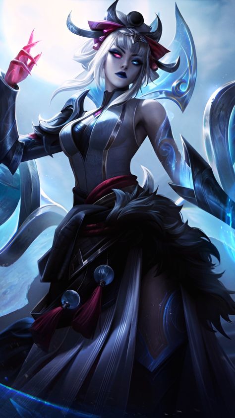 Morgana League Of Legends, Evolve Game, League Art, Legends Wallpaper, Zed League Of Legends, Snow Moon, Game Girl, Moon Icon, Dante Devil May Cry