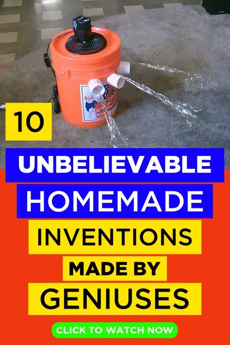 Some of the best inventions of astounding homemade inventions of 2018 have transformed many individuals capacity and stimulates imaginations which has helped develop potentials to overcome barriers when it comes to inventions. Genius homemade inventions are homemade tools that have articulate amazing inventions at home. Invention Convention Ideas For Kids, Innovative Ideas Inventions, Cool New Inventions, Useless Inventions, Diy Inventions, Invention Convention, Future Inventions, Invention Ideas, Funny Inventions