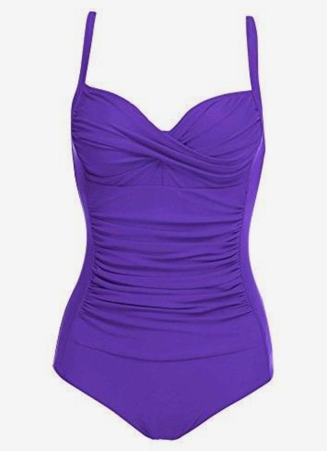 Vintage Inspired Swimsuit, Swimsuit Purple, Pin Up Swimsuit, Retro Bathing Suits, Purple Swimsuit, Elegant Fashion Wear, Belek, Vintage Swimwear, Fashion Figures