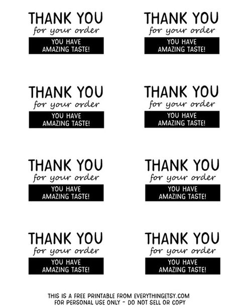 Free Printable Thank You For Your Business Tag {Etsy Business} Sewing Business Logo, Free Printable Business Cards, Business Tag, Free Business Logo, Thank You Printable, Business Printables, Small Business Cards, Free Thank You Cards, Small Business Packaging Ideas