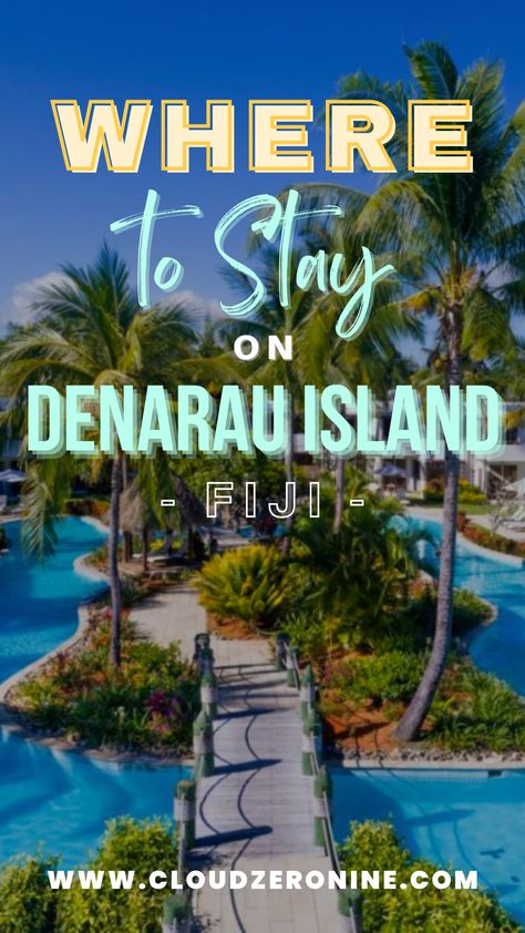 Fiji's Denarau Island frankly offers some of the best resorts and accommodation in Fiji and is one of the best places to start your Fiji Vacation! In my guide to Choosing Where to Stay on Denarau Island, Fiji, I’ll cover all of the best resorts, accommodation and places to stay on Denarau Island. You really are spoilt for choice when choosing where to stay here! I’ve also added in a few of my BONUS Fiji travel tips & tricks to help level up your trip! | Cloud09 Travel | #fiji #resorts #vacation Fiji Denarau Island, Denarau Island Fiji, Fiji Hotels, Fiji Holiday, Fiji Vacation, Travel Fiji, Fiji Resort, Fiji Travel, Fiji Islands