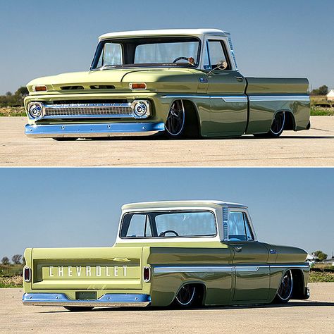 GORGEOUS 1965 #Chevy #C/10 "Boosted Bertha” 1965 Chevy C10, 1966 Chevy Truck, Studebaker Trucks, Lowered Trucks, Custom Pickup Trucks, C10 Chevy Truck, Custom Chevy Trucks, C10 Trucks, Classic Pickup Trucks