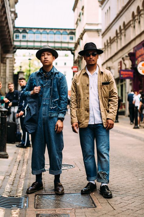 Work Wear Men Workwear, Skater Style Men, Americana Fashion Men, Japanese Vintage Fashion, Japanese Street Fashion Men, Japanese Workwear, Milan Men's Fashion Week, London Fashion Week Mens, Walking Outfits