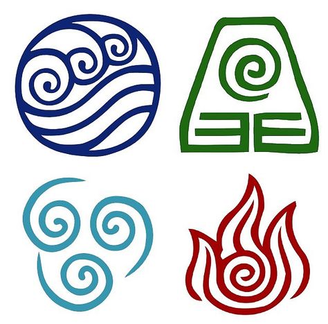 Earth Element Symbol, Elements Symbols, Flag Ideas, Avatar Tattoo, Earth Symbols, Avatar Ang, Avatar Legend Of Aang, Elements Tattoo, Element Symbols