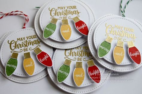 Christmas Gift Tags Stampin Up, Gift Tags For Christmas, Tags Stampin Up, Christmas Tags Handmade, Xmas Gift Tags, Christmas Gift Tags Diy, Christmas Gift Tags Handmade, Xmas Tags, Card Candy