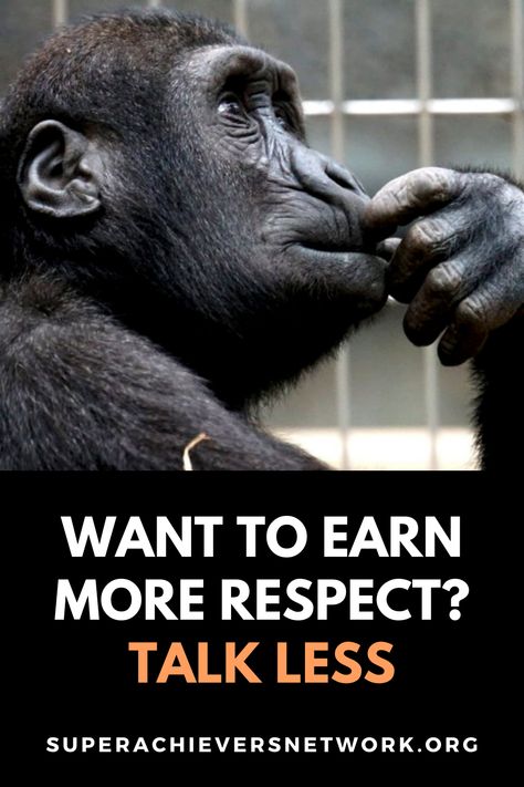 Respect is something we all want more of but may not know how to get it. One suggestion to start earning respect is to speak less and listen more. People respect you when you are hearing what they have to say instead of always looking for your opportunity to talk. You will get respect when you talk less. Find our more. How To Speak Less, How To Talk Less, Speak Less, Earn Respect, Talk Less, Showing Respect, Two Way Street, Respect Yourself, To Speak