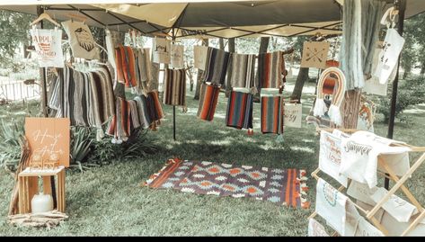 Blanket Market Display, Blanket Vendor Display, Blanket Display Ideas, Display Blankets, Blanket Display, Australian Sheep, Vendor Booth Display, Vendor Displays, Tassel Blankets