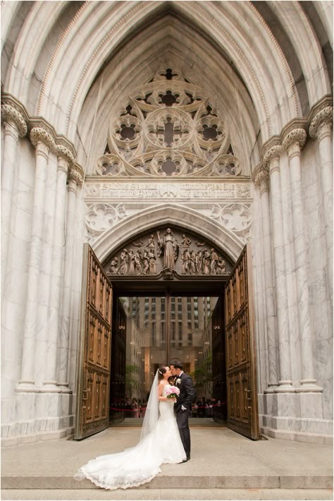 Wedding At St Patricks Cathedral, Cathedral Wedding Pictures, Cathedral Wedding Photography, St Patrick’s Cathedral Nyc Wedding, Classic Wedding Pictures, Cathedral Wedding Photos, St Patricks Cathedral Wedding, Catholic Wedding Photography, Church Wedding Photos