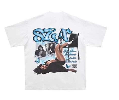 DKNT SZA HIP HOP SINGER PORTRAIT RETRO T SHIRT Introducing the SZA R&B Singer Portrait Retro Print Short Sleeve T-shirt, a tribute to the iconic R&B artist SZA. This t-shirt features a loose fit silhouette and is made from cotton wool fabric, ensuring comfort and breathability for daily wear during the summer season. The regular sleeve type and portrait print add a touch of hip-hop and rap style to your wardrobe, making it a must-have for fans of urban fashion. Whether you're chilling with... Singer Portrait, Hip Hop Singers, Kpop Shirts, R&b Artists, Shirt Design Inspiration, Retro T Shirt, Retro Print, Cotton Wool, Retro Tshirt