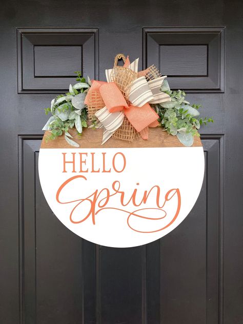 Spring classroom door