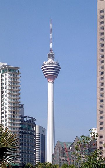 KL tower, Kuala Lumpur Malaysia Menara Kuala Lumpur, Revolving Restaurant, Kl Tower, Upside Down House, Kuala Lumpur City, 3 Days Trip, 1 March, City Gallery, Facade Lighting