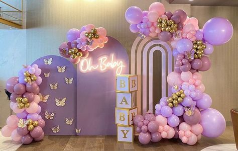 Haddad Events on Instagram: “Spotted: our Sofia Package for a baby… in 2022 | Butterfly baby shower decorations, Girl birthday decorations, Girls birthday party decorations Butterfly Baby Shower Decorations, Fancy Baby Shower, Butterfly Birthday Party Decorations, Lila Party, Butterfly Themed Birthday Party, Butterfly Baby Shower Theme, Girl Shower Themes, 1st Birthday Girl Decorations