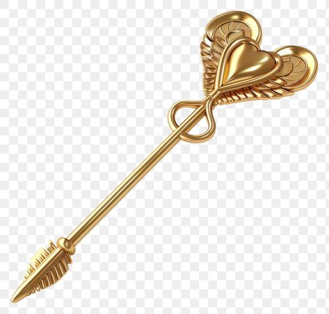 Arrow Png, Cupid Arrow, Crown Illustration, Golden Arrow, Sage Blue, 3d Png, Cupids Arrow, Heart With Arrow, Red Gold