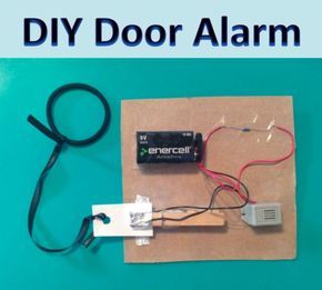 Diy Alarm System, Trip Wire Alarm, Science Electricity, Door Alarm, Ear Candling, Home Security Tips, Door Alarms, Wireless Home Security Systems, Wireless Home Security