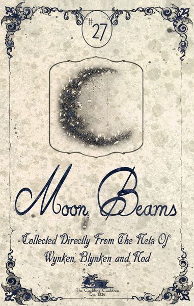 "Moon Beams" #BottleLabel #Moon Apothecary Potions, Halloween Potion Labels, Halloween Apothecary Jars, Halloween Apothecary Labels, Diy Bottles, Halloween Bottle Labels, Magical Stuff, Imprimibles Halloween, Halloween Spells