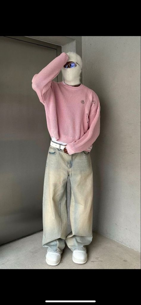 Box T Shirt Outfit, Nyc Winter Outfits Street Style Men, Pastel Color Men Outfit, High School Outfits Male, Streetwear Fashion Men Y2k, Core Fashion Aesthetic Types, Streetwear Mode Men, Outfit Inspo Men Streetwear, Guys Streetwear Outfits