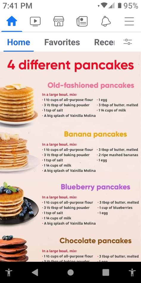 Ingredients For Pancakes, How To Do Pancakes Recipes, Pancake Recepie, Pancake Hacks Tips, Hedgehog Recipe, Recipe Pancakes Easy Basic, Healthy Nuggets, Brunch Sweets, Yummy Pancakes