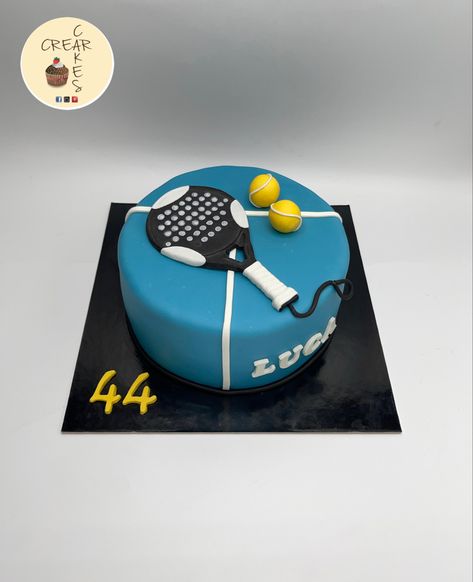 Padel Cake Ideas, Padel Party Ideas, Airplane Birthday Cakes, Tennis Cake, Cake Design For Men, Sport Cakes, Magic Cake, Sports Birthday, Birthday Balloon Decorations