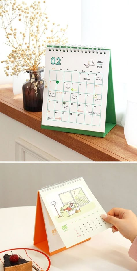 Calendar Table Design Layout, Desk Calendar Photography, Calander Design Ideas, Diy Calendar Design, Calendar Design Inspiration, Artist Calendar, Diy Desk Calendar, Desk Calendar Design, Minimal Calendar