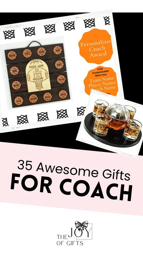 Coach Retirement Gifts, Coach's Gift Ideas, Track Coach Gift Ideas, Christmas Gifts For Coaches, Funny Coach Gifts, Coach Thank You Gifts, Coach Gift Basket, Coaches Gifts, Gifts For Coaches