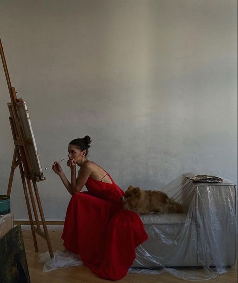 Red Lace Dresses, Red Outfit Ideas, Home Vibes, Sweet Temptation, Cora Reilly, Artist Aesthetic, Foto Art, Lace Dresses, Elevate Your Home