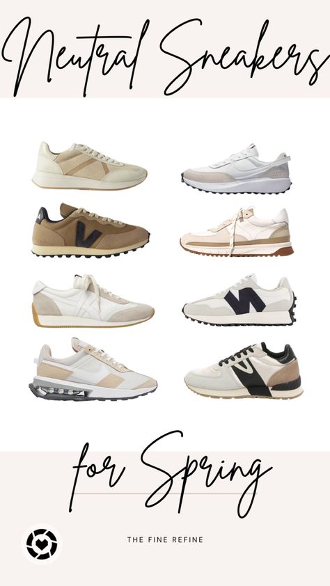 Neutral sneaker links Quiet Luxury Sneakers, Elegant Sneakers Women, Elegant Sneakers, Everyday Sneakers, How To Look Expensive, Amazon Favorites, Best Amazon Products, Luxury Sneakers, Elegant Shoes