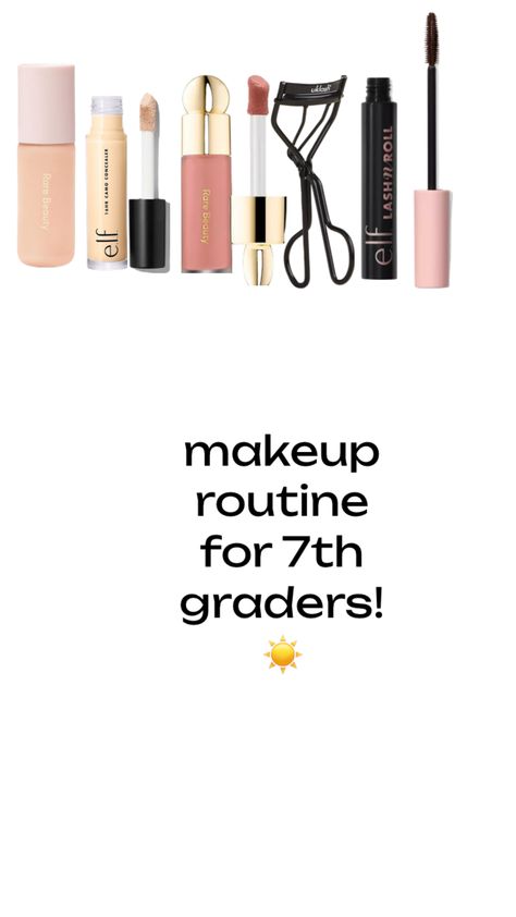 makeup routine for 7th graders! #preppy #makeup #routines #girltips 7th Grade Makeup Look, Makeup For 7th Graders, 7th Grade Makeup, 7th Grade Tips, Makeup Routines, Preppy Makeup, Sephora Skin Care, Girl Tips, 7th Grade