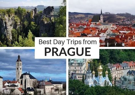 BEST Day Trips from Prague Day Trips From Prague, Prague Travel Guide, Czech Republic Travel, Prague Travel, Eastern Europe Travel, Beautiful Cities, European Destinations, Visit Europe, Europe Travel Guide