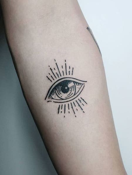 40 Cool Eye Tattoo Ideas in 2021 - The Trend Spotter 3rd Eye Tattoo, Tato Mata, Ojo Tattoo, Tato Geometris, Font Tato, Infected Tattoo, Third Eye Tattoos, Tato Tradisional, Eye Tattoos