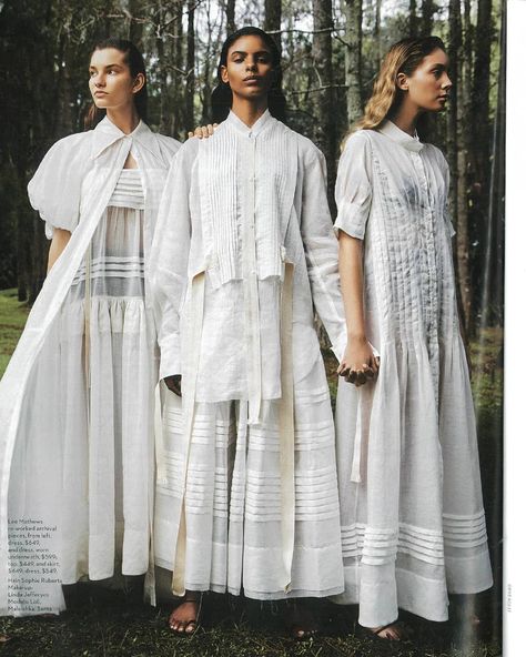 LEE MATHEWS on Instagram: “LM Press | Thank you @zara_wong for interviewing us for the latest issue of @vogueaustralia ❤️ Styled by @pipmoroney 📸 @levonbaird” Unusual Clothes, Vogue Australia, White Dresses, Abayas Fashion, Simple Dresses, Couture Fashion, Dress Patterns, Editorial Fashion, Fashion Show