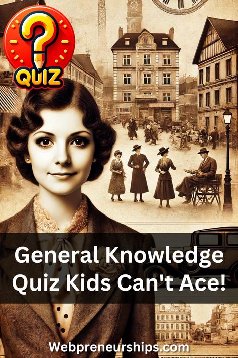 This 1935 general knowledge quiz is so tough, not even kids can get 100%! Share your score.
******** Webpreneurships Quiz, Playbuzz Quiz, Quizzes, Career Quiz, Buzzfeed Quiz, general knowledge quiz kids Career Quiz Buzzfeed, General Knowledge Test, Business Growth Quotes, Fun Quiz Questions, Quiz Buzzfeed, Career Quiz, Playbuzz Quiz, Knowledge Test, Basic Grammar