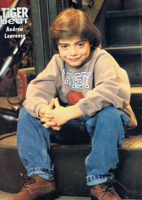 Andrew Lawrence Andy Lawrence, Lawrence Brothers, Andrew Lawrence, Matthew Lawrence, 90s Stars, Joey Lawrence, Tiger Beat, Boy Meets World, Cow