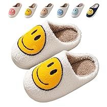 Preppy Slippers, Smile Face Slippers, Smile Slippers, Happy Face Slippers, Indoor Outdoor Slippers, Comfy Slippers, Smile Design, Outdoor Slippers, Slippers For Women