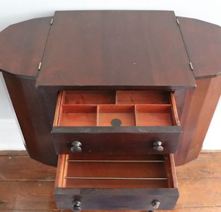 Antique Sewing Cabinet, Martha Washington Sewing Cabinet Redo, Sewing Cabinet Redo, Martha Washington Sewing Cabinet, Table Renovation, Knitting Room, Sewing Machine Drawers, Antique Storage, Attic Office