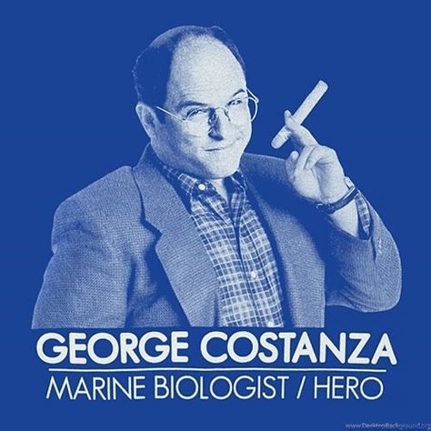 George Costanza.  Marine Biologist, Hero Seinfeld Funny, Seinfeld Quotes, The Liberator, George Costanza, Jerry Seinfeld, Serenity Now, Funny Shows, Marine Biologist, Reaction Face