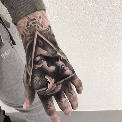 Greek Mythology Hand Tattoos Men, Greek Hand Tattoo, Realism Hand Tattoo, Element Tattoo, Tattooed People, Roman Tattoo, Tattoo 2023, Poseidon Tattoo, Girl Face Tattoo