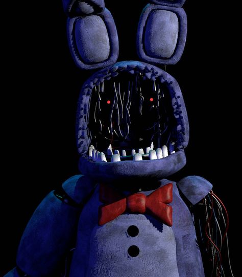 Fnaf Withered Animatronics, Fnaf Withered Bonnie, Nightmare Bonnie, Fnaf Bonnie, Withered Bonnie, Bonnie Fnaf, Fnaf 2, Toy Bonnie, Fnaf 4