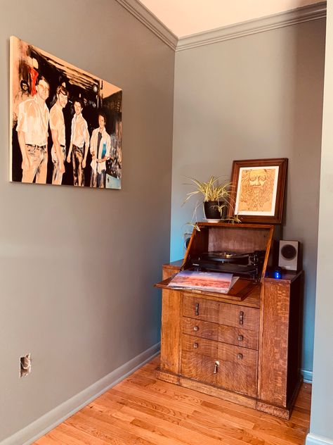 Record player secretary desk Secretary Desk, Secretary Desks, Record Player, Desk, Living Room, Record Players