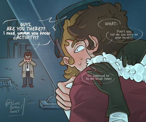 Ford Gravity Falls Fanart, Fiddleford Mcgucket Pfp, Fiddlestan Fanart, Fiddleford X Stanley, Gravity Falls Poster, Stanley Pines, Fall Memes, Gravity Falls Funny, Desenhos Gravity Falls