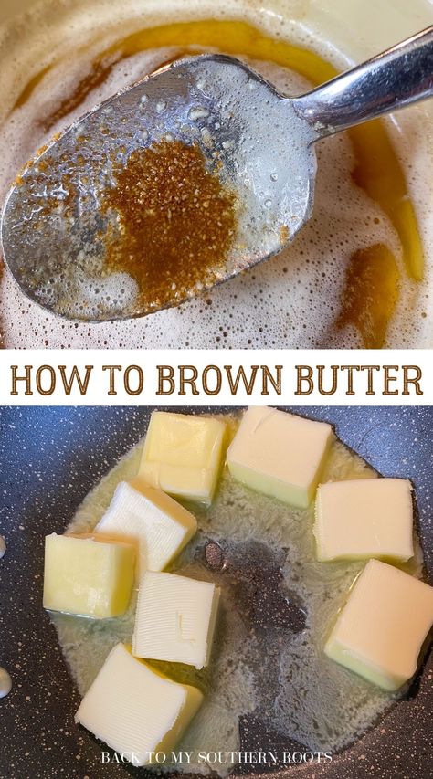 Butter Recipes Homemade, Make Brown, Chocolate Chip Pudding Cookies, Brown Butter Sauce, Butter Pecan Cookies, How To Make Brown, Easy Homemade Recipes, Butter Pecan, Butter Sauce