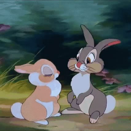 The Rabbit, Rabbits, Kiss, Gif, Disney