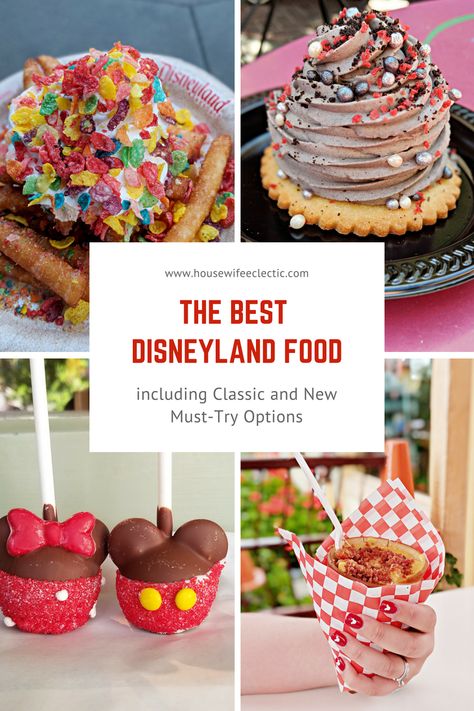 The Best Things to Eat at Disneyland and California Adventures - Housewife Eclectic Best Disneyland Food, Disneyland Snacks, Vacations For Families, Disneyland 2023, Disneyland Vacation Planning, Disneyland Restaurants, Disneyland Ca, Disneyland Secrets, Disneyland Rides