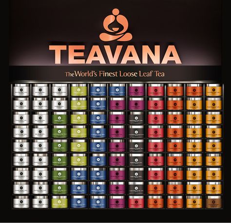 Virtual Wall of Tea at Teavana: Shop all our teas on the Tea Wall! | Teavana :: interactive-- hover your mouse over each one to see the name of the tea! :D Teavana Tea, Tea Store, Tea Bar, Tea Art, My Cup Of Tea, Hot Tea, Tea Shop, Tea House, Loose Leaf Tea